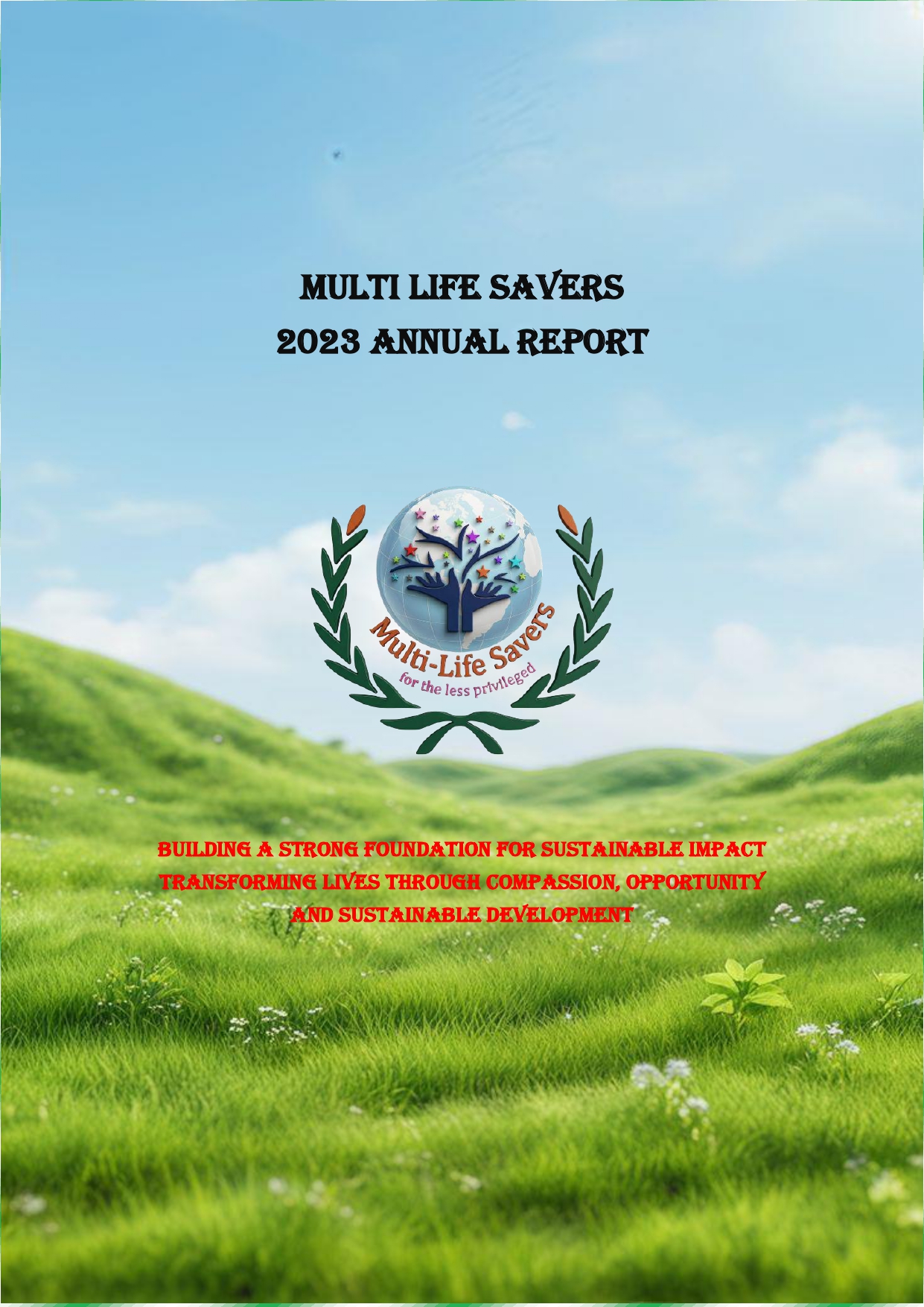 Multi-life Savers 2023 Annual Report cover