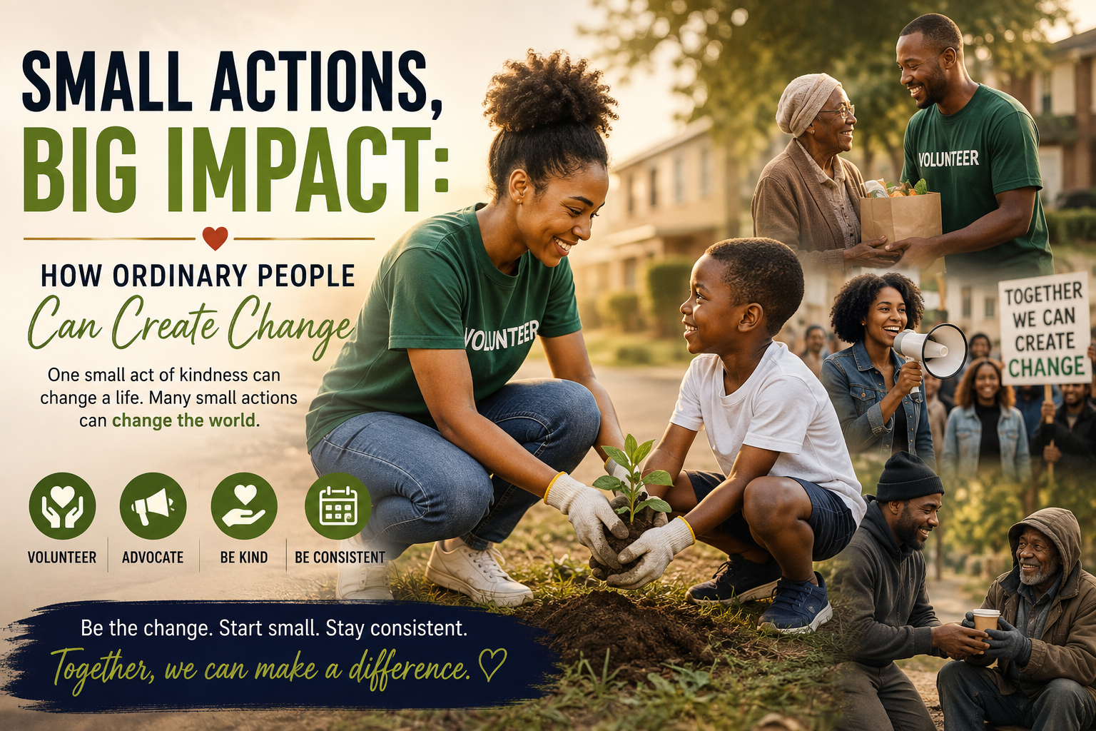 Small Actions, Big Impact: How Ordinary People Can Create Change