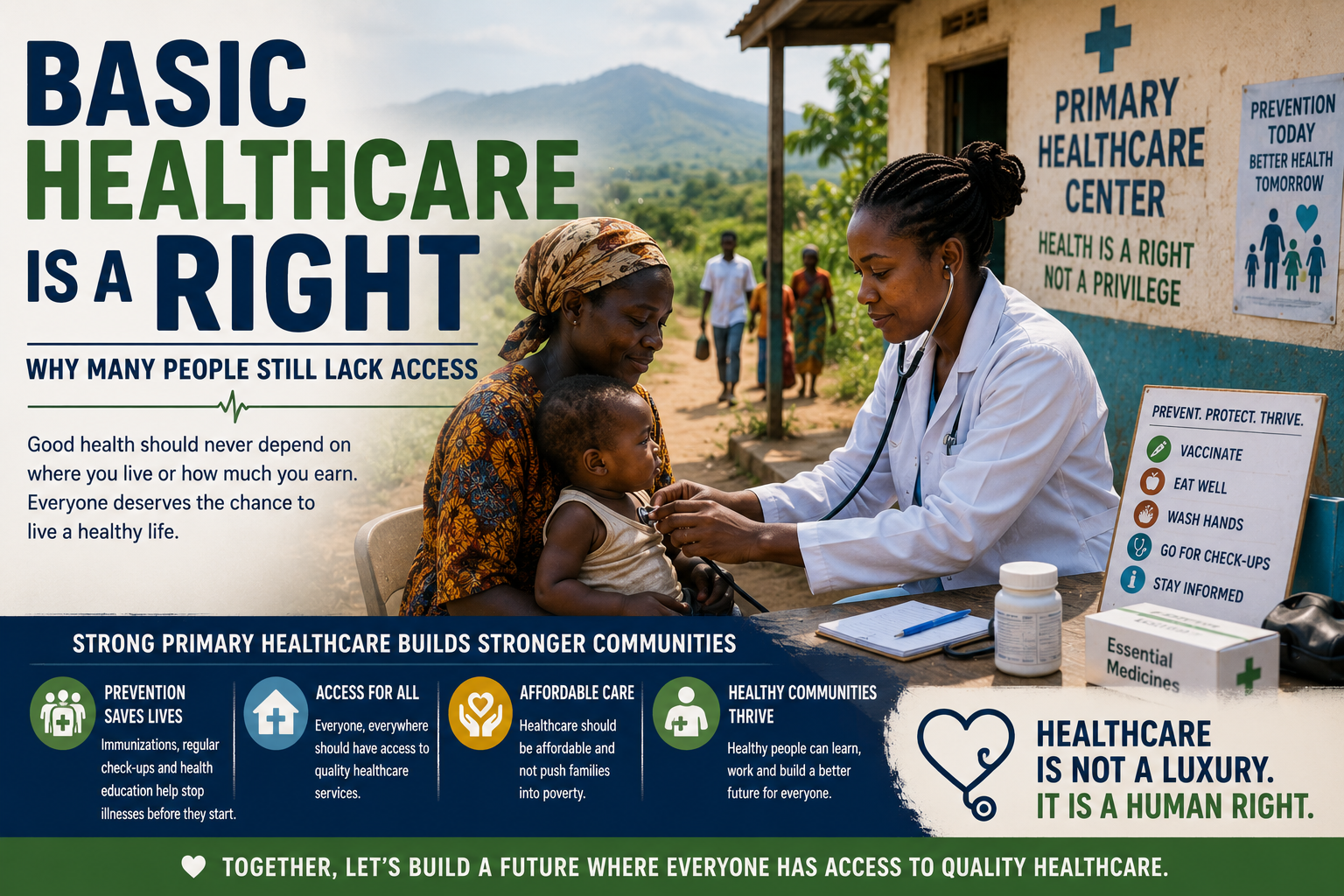 Basic Healthcare Is a Right: Why Many People Still Lack Access