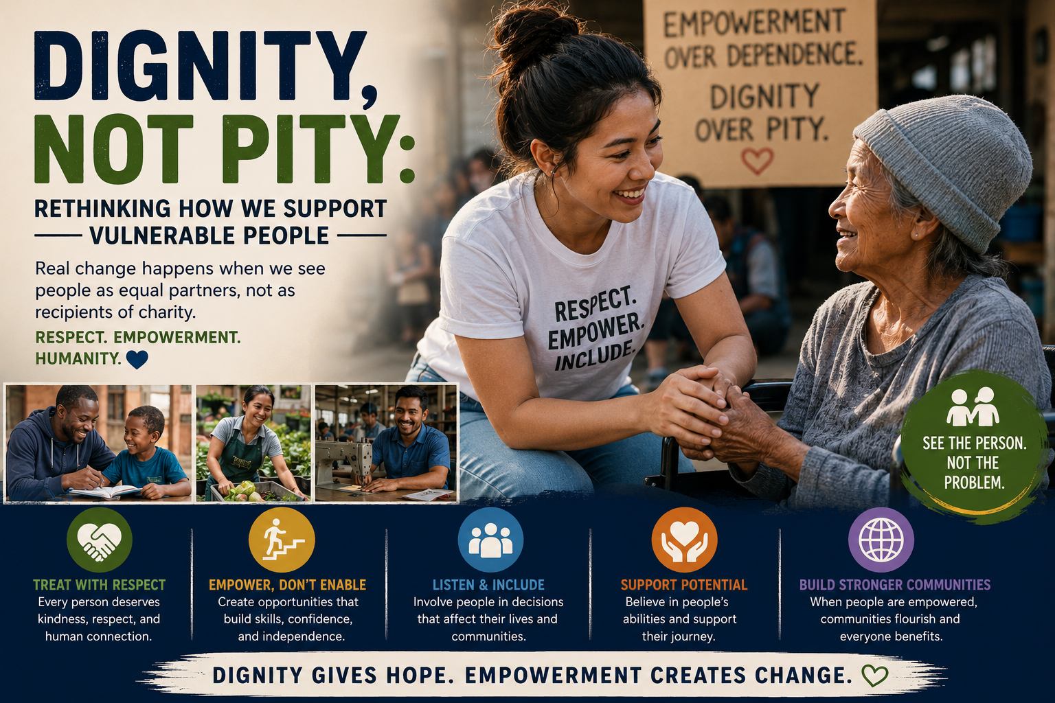 Dignity, Not Pity: Rethinking How We Support Vulnerable People