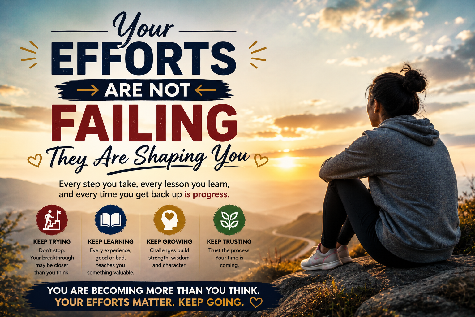 Your Efforts Are Not Failing: They Are Shaping You