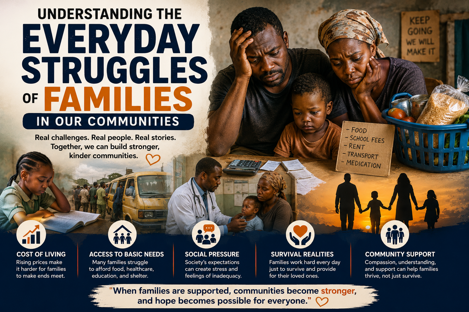 Understanding the Everyday Struggles of Families in Our Communities
