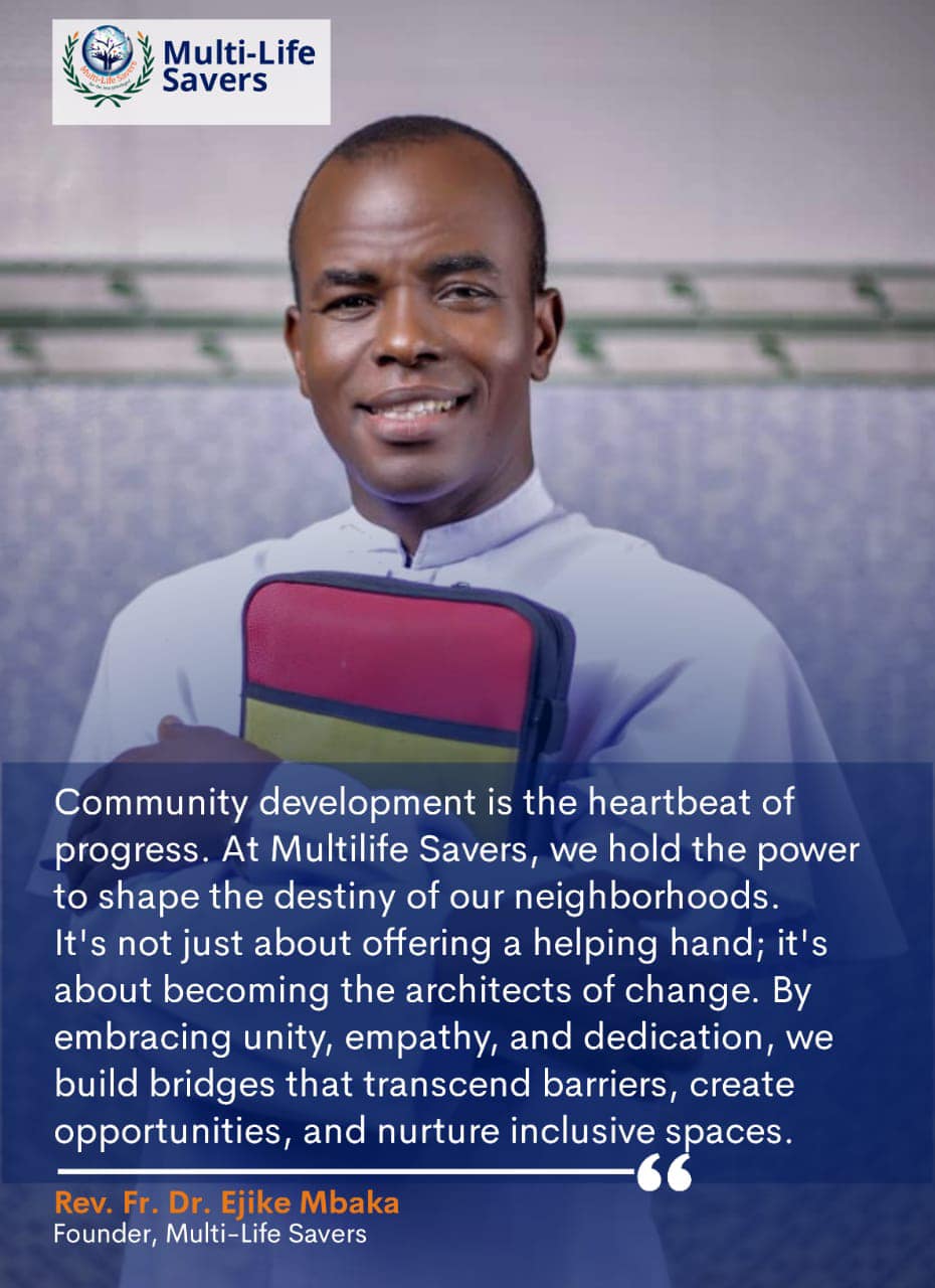 Community development is the heartbeat of progress