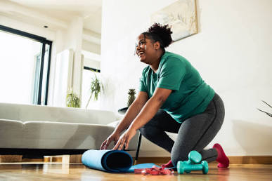 How to Get Fit at Home: A 20-Minute No-Equipment Workout for Busy Adults.  Simple Home Workouts for Weight Loss, Higher Energy, and Lasting Health