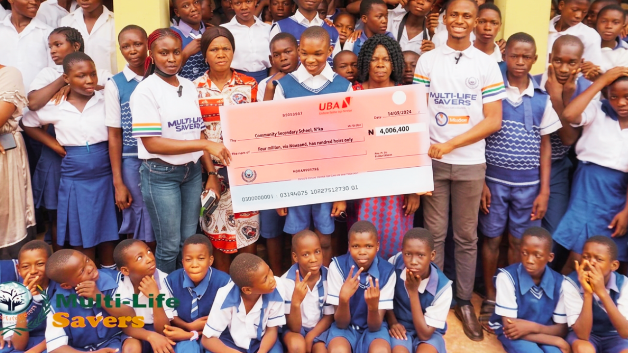 Children supported through Multi-Life Savers education programmes