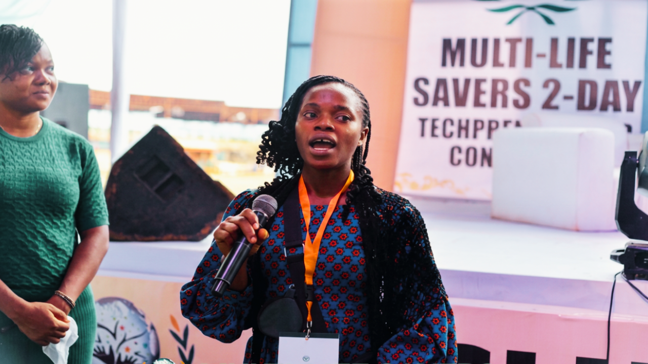 Young people at the Multi-Life Savers Techpreneurship Conference in Enugu